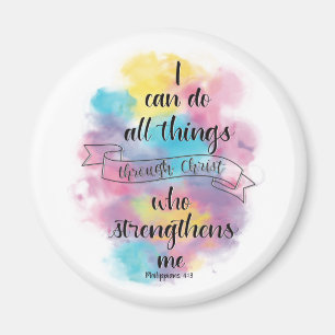 I can do all things through Christ Magnet