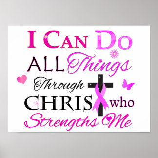 I CAN DO ALL Things Through CHRIST Poster