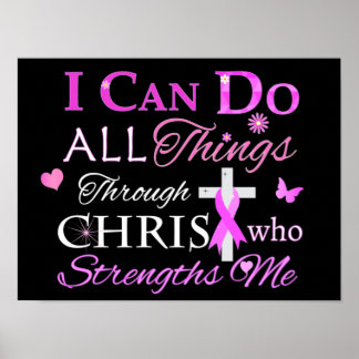 I CAN DO ALL Things Through CHRIST Poster
