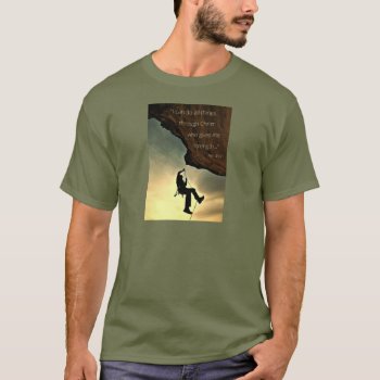 I Can Do All Things Through Christ  Shirt by Linorama at Zazzle