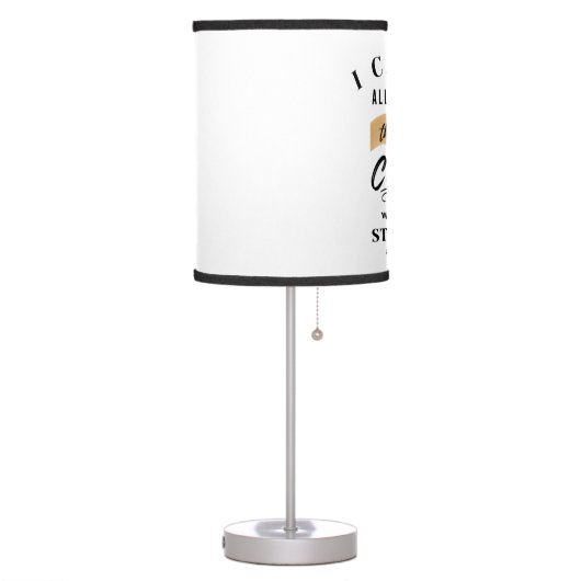 I Can Do All Things Through Christ Table Lamp (Left)