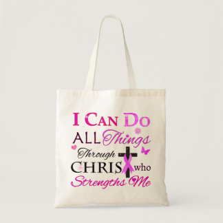 I CAN DO ALL Things Through CHRIST Tote Bag