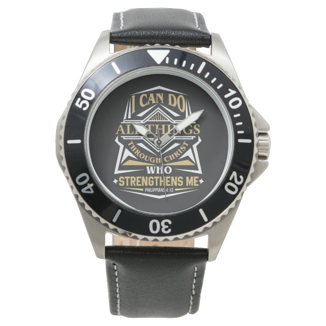 I Can Do All Things Through Christ Watch (Front)