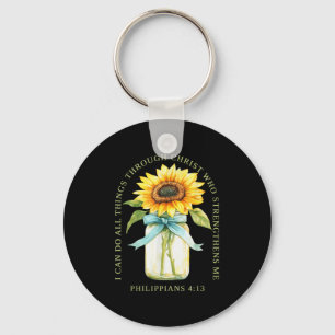 I Can Do All Things Through Christ Who Strengthens Keychain