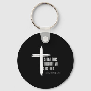 I Can Do All Things Through Christ Who Strengthens Keychain
