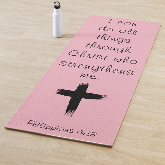 I Can Do All Things Through Christ Yoga Mat (In Situ)
