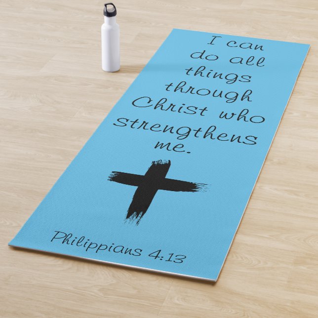 I Can Do All Things Through Christ Yoga Mat (In Situ)