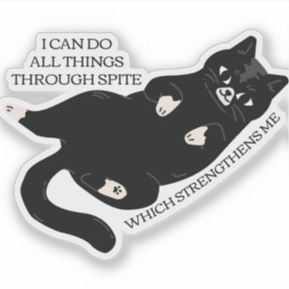 I Can Do All Things Through Petty Which Strengthen Sticker