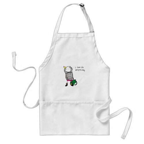 I can do anything adult apron