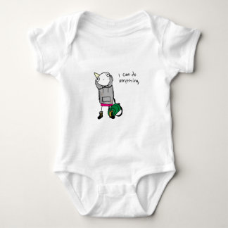 I can do anything. baby bodysuit