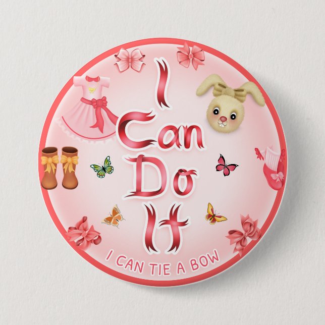 I Can Do It 3" Badge Button (Front)