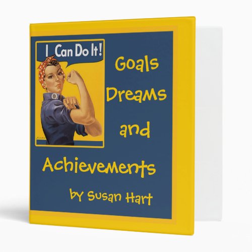 I Can Do It Goals and Achievements Binder Book
