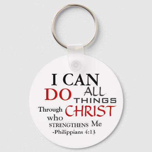 I  CAN Do PHILIPPIANS 413 Keychain