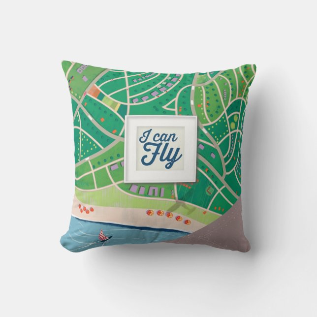 i can fly pillow (Front)