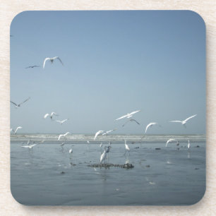 I can flying beverage coaster