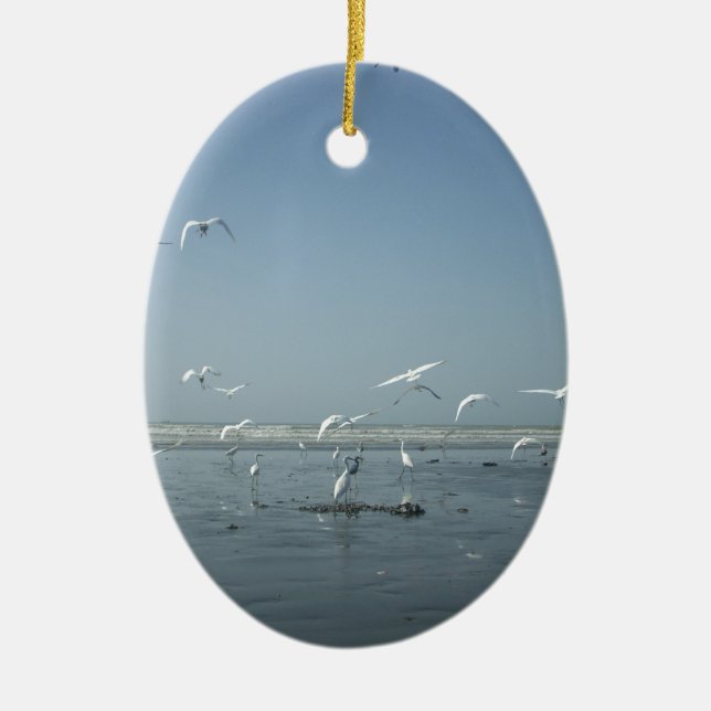 I can flying ceramic ornament (Front)