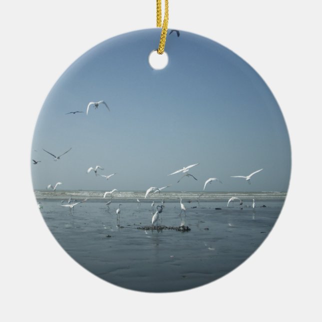 I can flying ceramic ornament (Front)