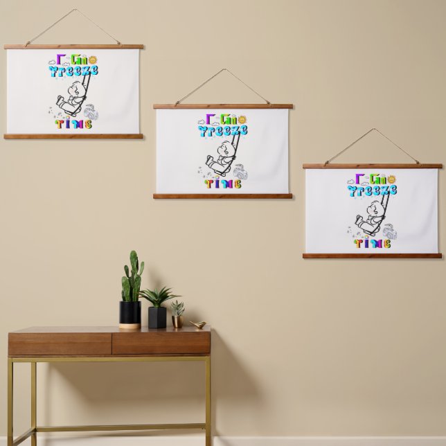 I Can Freeze Time Hanging Tapestry (Asymmetrical)