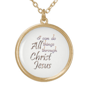 I Can Gold Plated Necklace