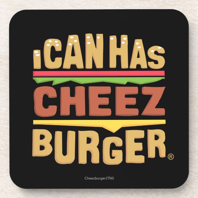 I Can Has Cheezburger Logo Coaster (Front)