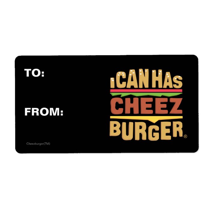 I Can Has Cheezburger Logo Custom Shipping Labels