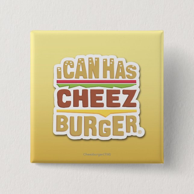 I Can Has Cheezburger (shadow) Button (Front)