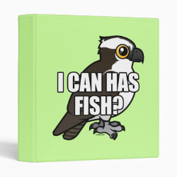 Osprey: I Can Has Fish? Avery Signature Binder 8.5x11