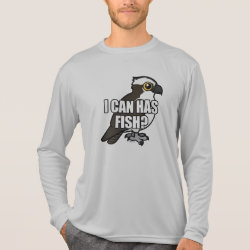 Osprey: I Can Has Fish? Men's Sport-Tek Competitor L/S T-shirt