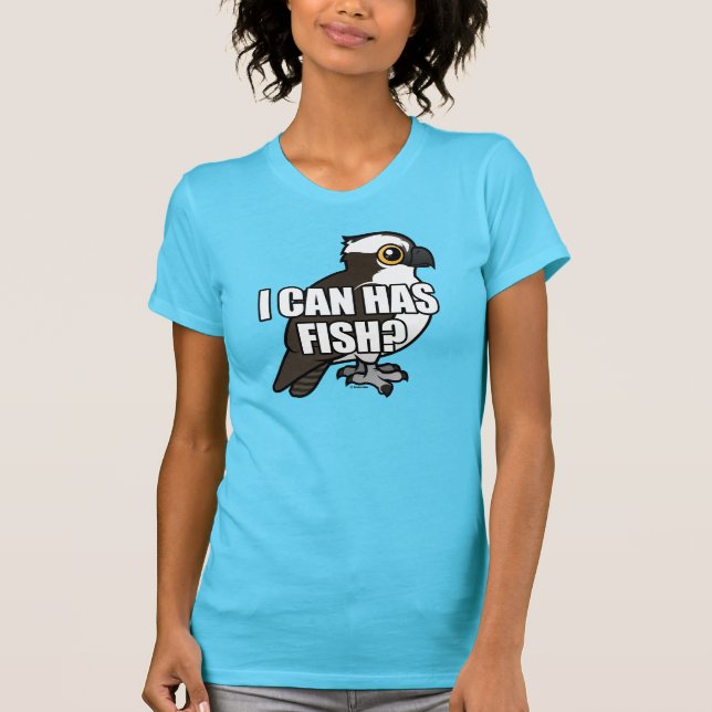 I Can Has Fish? T-Shirt (Front)