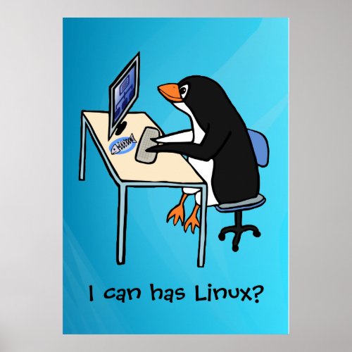I can has Linux Poster