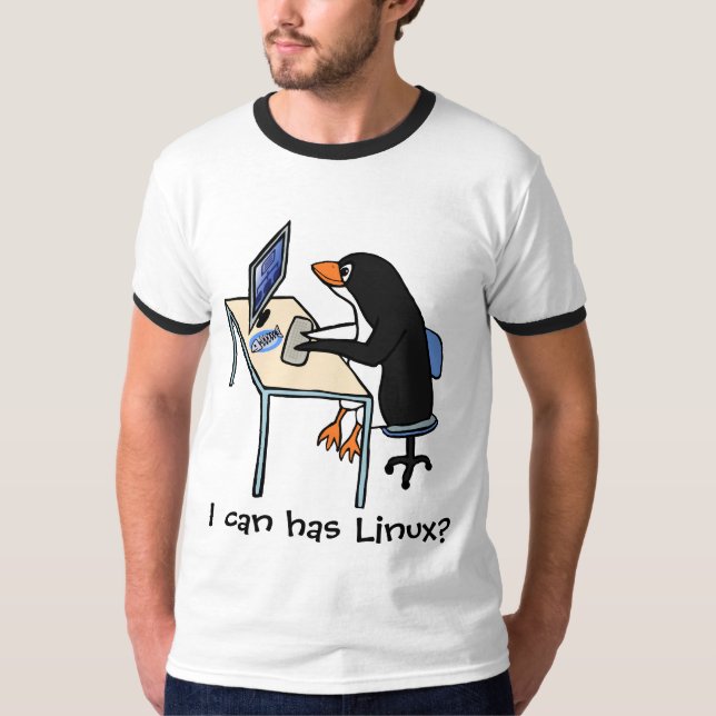 I can has Linux? T-Shirt (Front)
