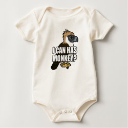 I Can Has Monkey? Philippine Eagle Infant Organic Creeper