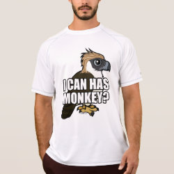 I Can Has Monkey? Philippine Eagle Men's Champion Double Dry Mesh T-Shirt