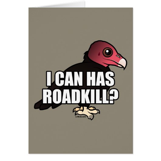 I Can Has Roadkill? Cards (Front)
