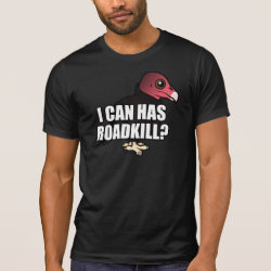 I Can Has Roadkill? Men's Alternative Apparel Basic Crew Neck T-Shirt