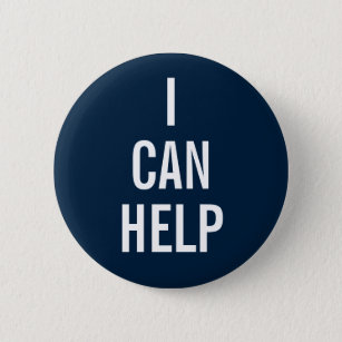 blue help button