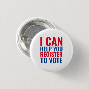 I can help you register to vote red white and blue button