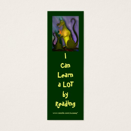 I Can Learn (dragon) bookmark (Front)