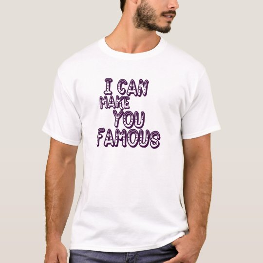 I Can Make You Famous Retro Ringer T-Shirt