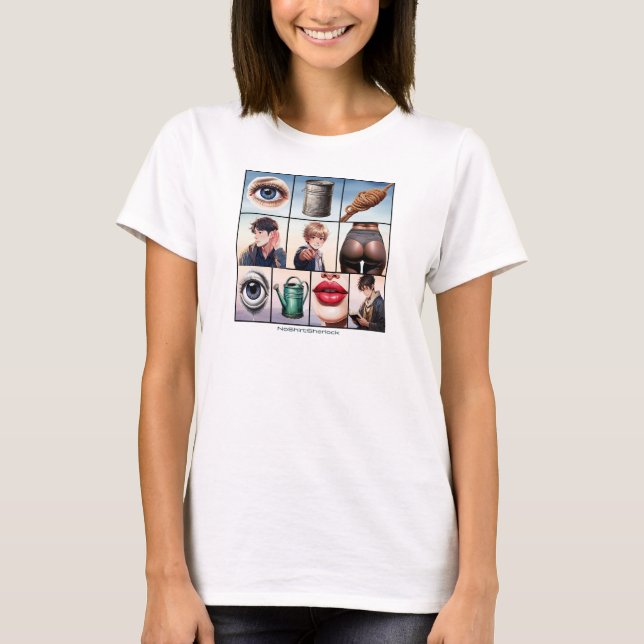 I can not hear you but I can lip read T-Shirt (Front)