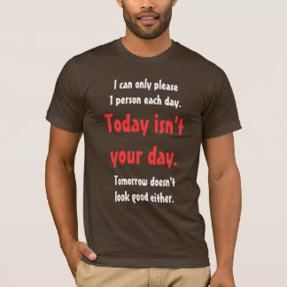 I can only please 1 person each day T-Shirt