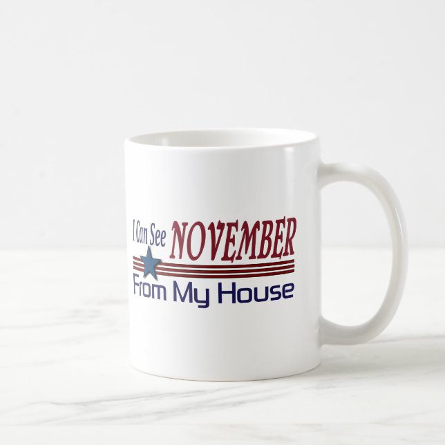 I Can See November From My House Coffee Mug (Right)