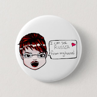 I can see Russia... Button! Pinback Button
