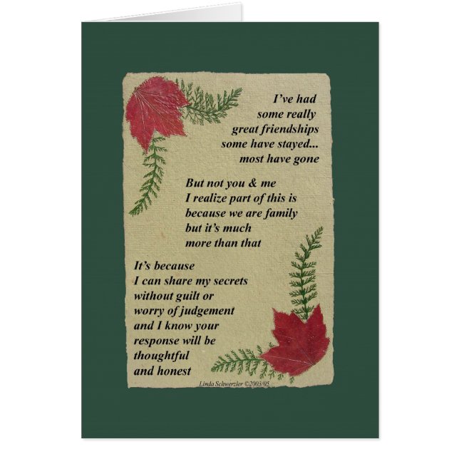 I Can Share My Secrets Cards (Front)