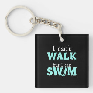 I Can Swim Keychain