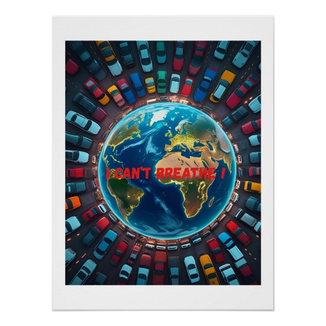 I Can’t Breathe – Environmental Pollution  Poster (Front)