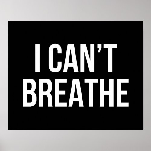 I Cant Breathe Poster