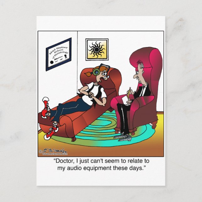 I Can’t Relate to My Audio Equipment: Postcard (Front)
