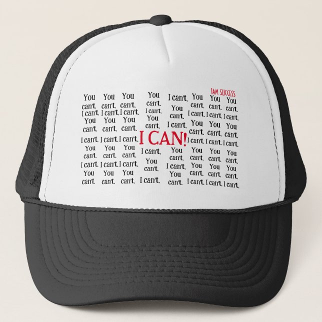 I CAN   TRUCKER HAT (Front)