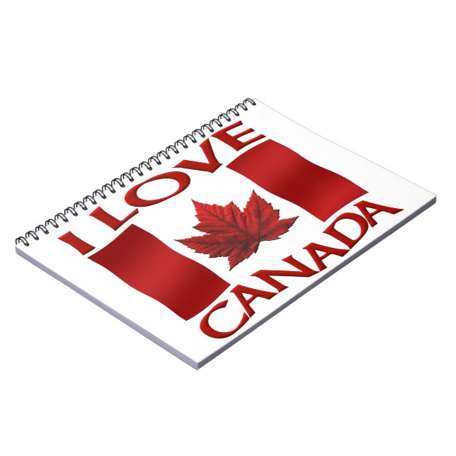 I Canada Canada Journal Canada Souvenir Notebooks (Left Side)